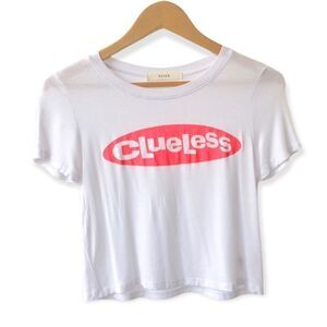 🔃Clueless Pink Logo Crop Top